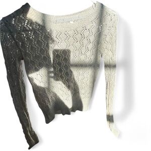 Silver knit sweater